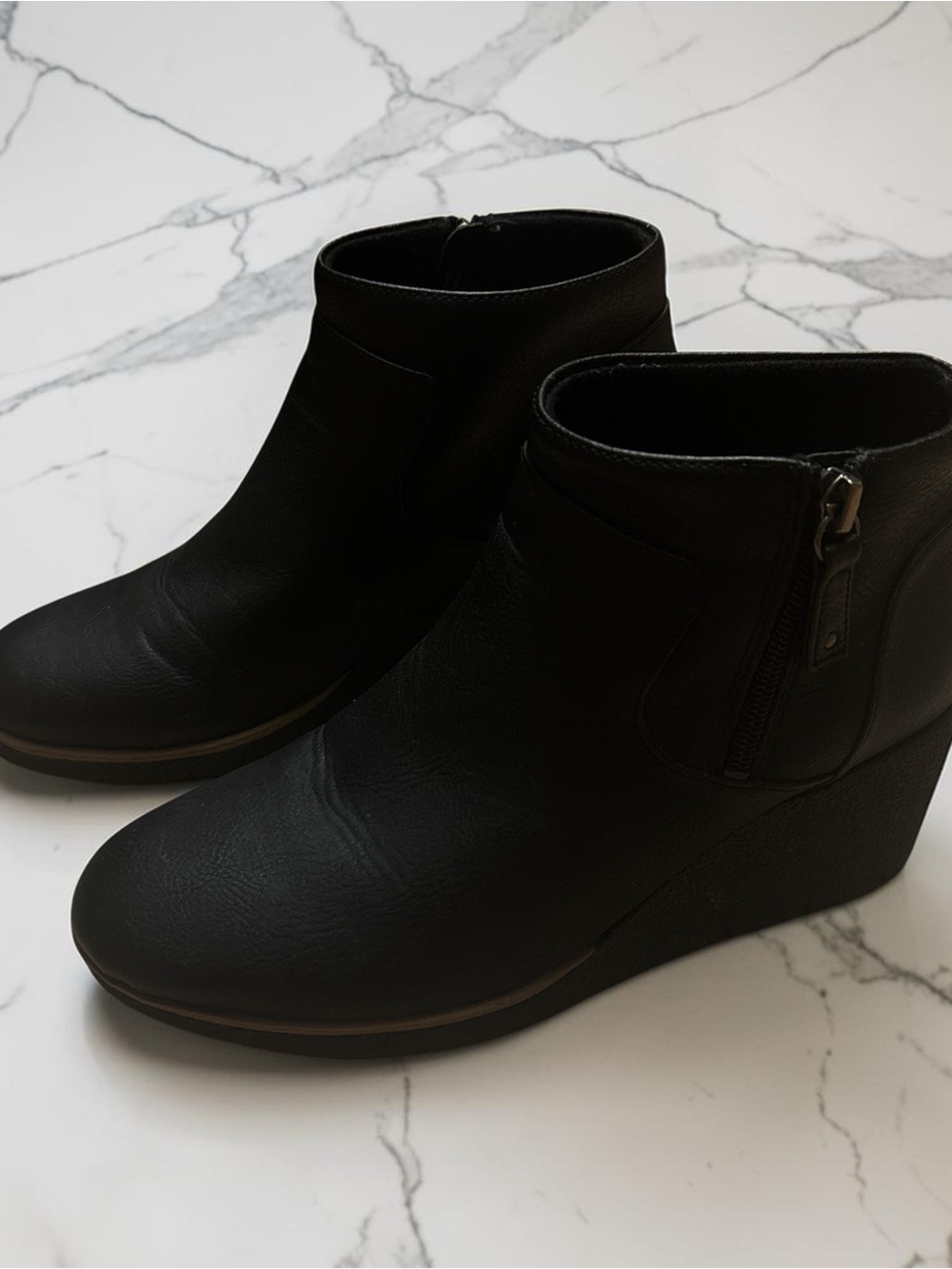 Women's Dr. Scholl’s Black Wedge Ankle Boots
